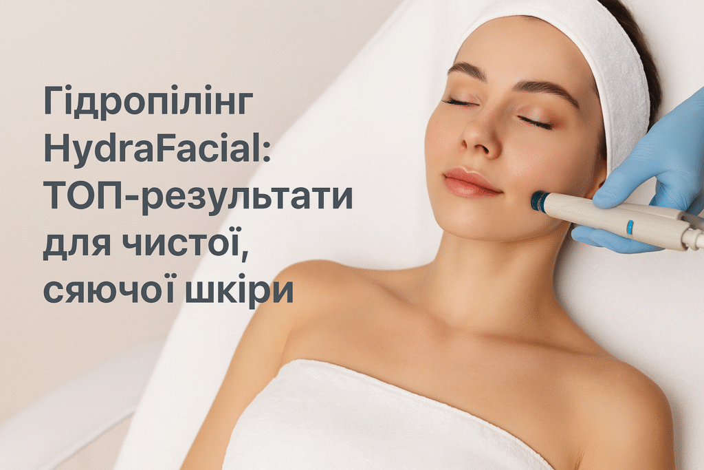 Гідропілінг HydraFacial косметолог Київ Соломенка